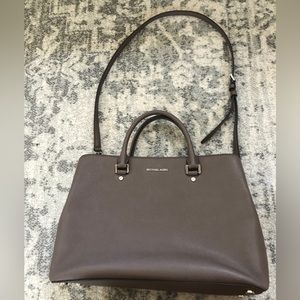 Grey Michael Kors Tote Purse
